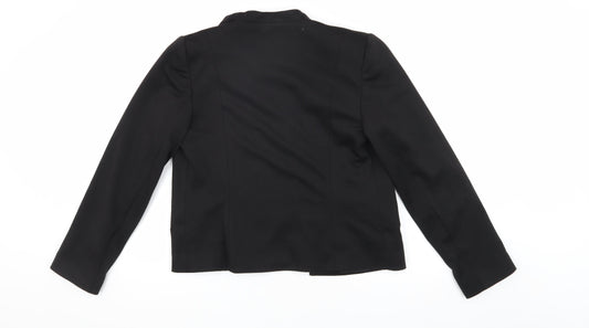 M&Co Women's Black Blazer Size 10 Regular Fit