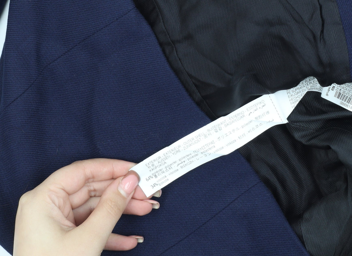 ZARA Women's Blue XS Double-Breasted Blazer