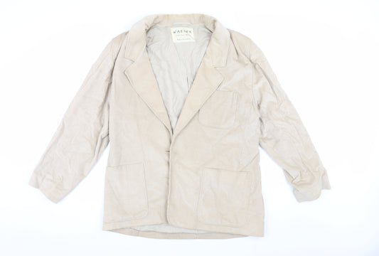 Jaeger Women's Beige Corduroy Blazer Size 16