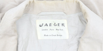 Jaeger Women's Beige Corduroy Blazer Size 16