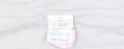 Jaeger Women's Beige Corduroy Blazer Size 16