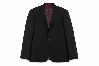 Mens UK Size 44 Topman Regular Black Suit Jacket
