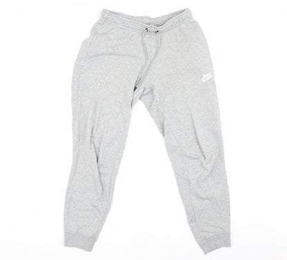 Nike Men's Grey Jogger Trousers - Size S