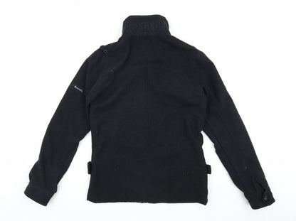 Mens UK Size S Bench Black Biker Coat