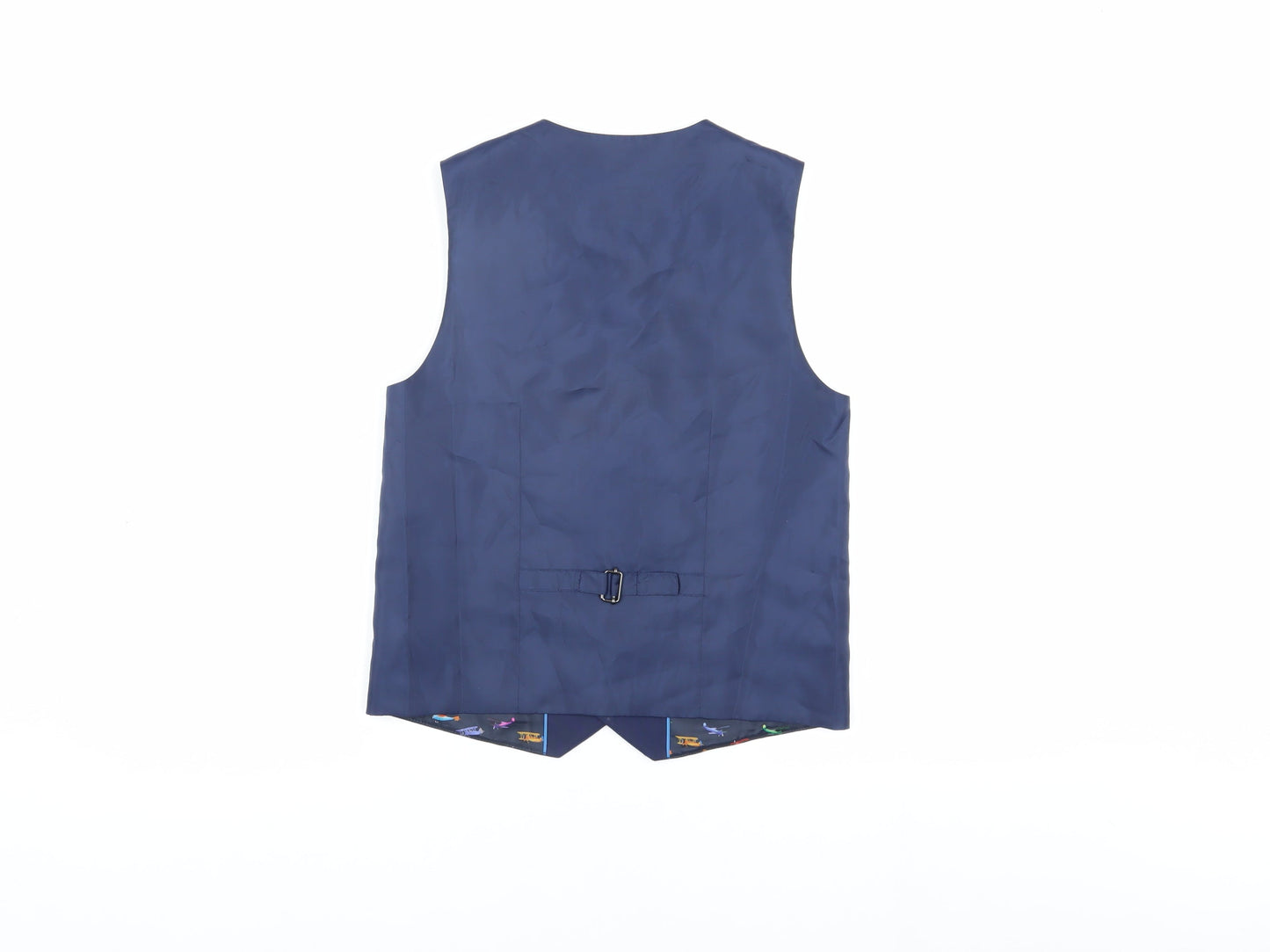 Next Boys Blue Suit Waistcoat, 12 Years, Planes Theme