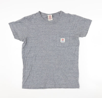 Franklin Marshall Men's Grey Crew Neck T-Shirt, Size S