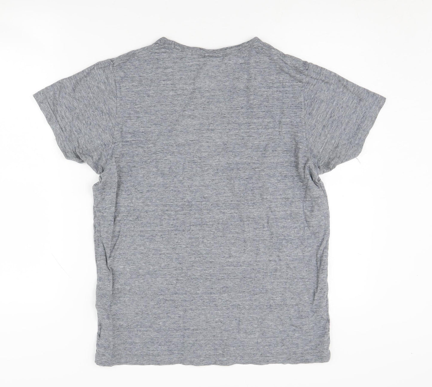 Franklin Marshall Men's Grey Crew Neck T-Shirt, Size S