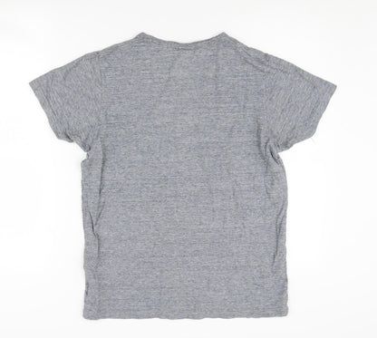 Franklin Marshall Men's Grey Crew Neck T-Shirt, Size S