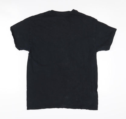 Mens UK Size M HUF Black  T-Shirt