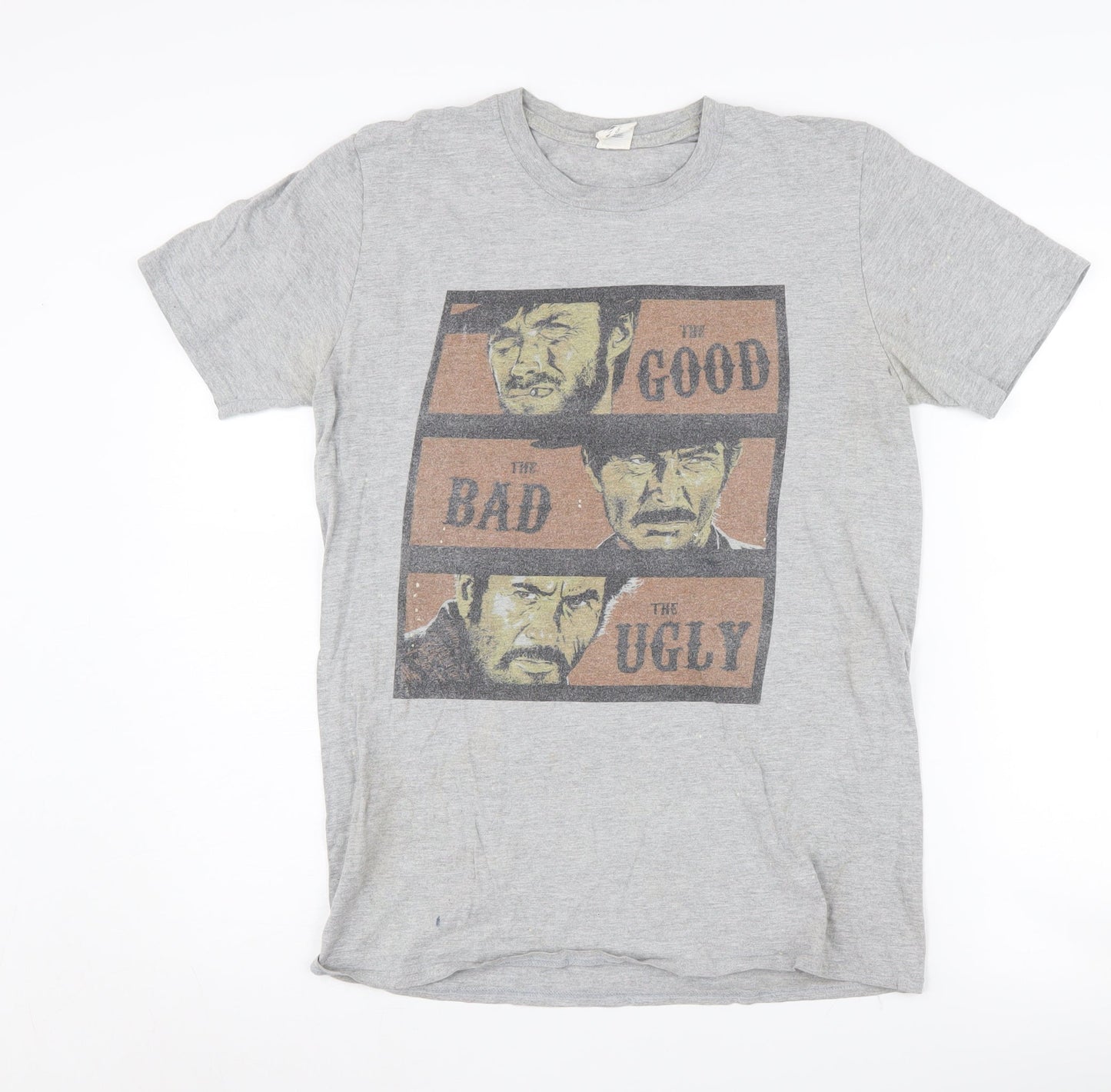 Mens UK Size M Gildan Grey  T-Shirt