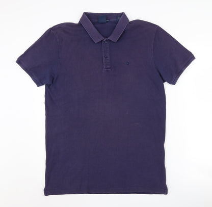 Scotch & Soda Men's Purple Polo Shirt L
