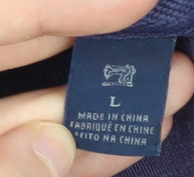 Scotch & Soda Men's Purple Polo Shirt L