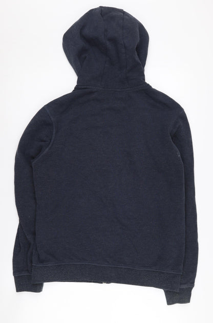 Mens UK Size M Original Penguin Blue Full Zip Hoodie
