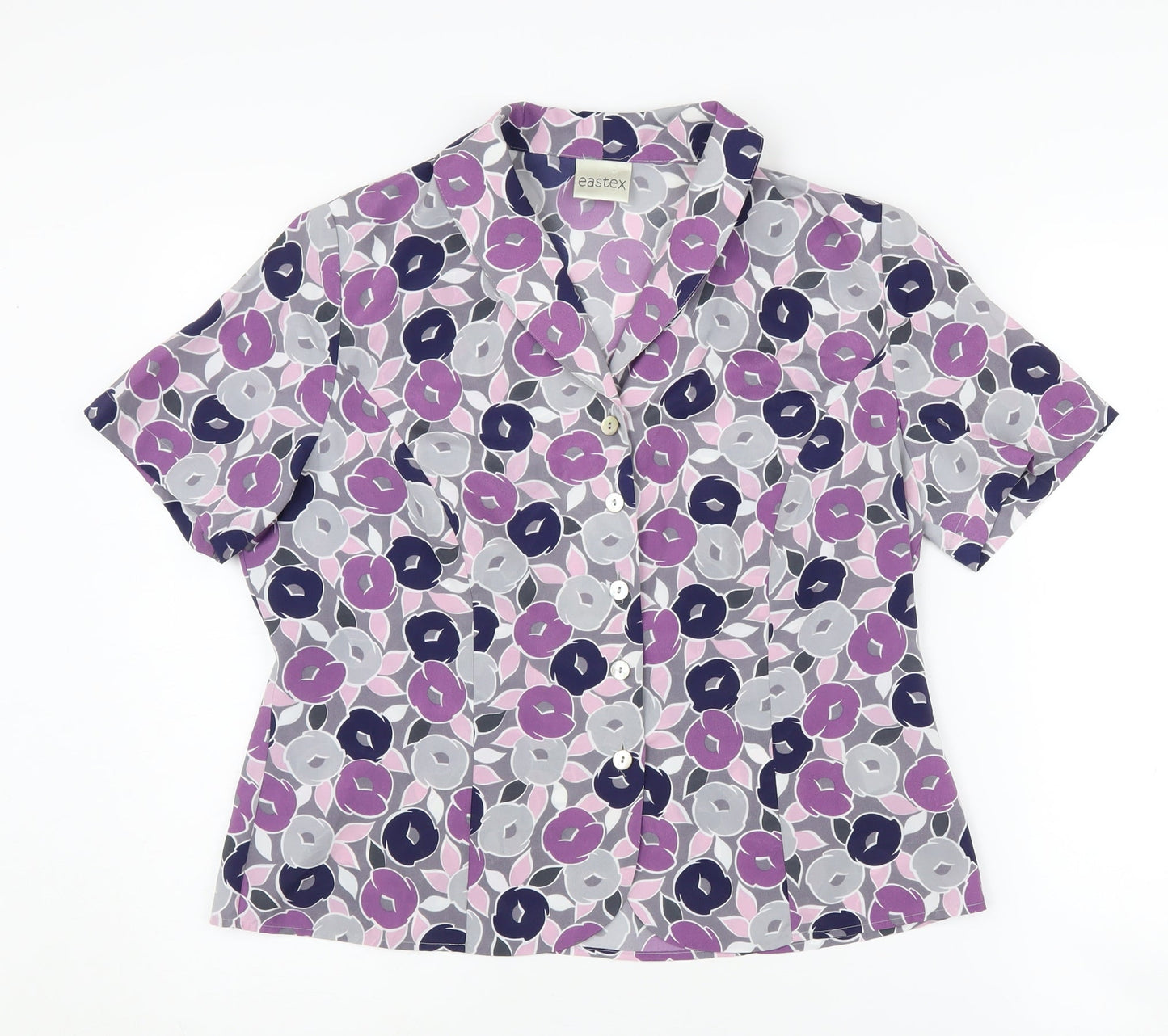 Womens UK Size 12 Eastex Multicoloured  Blouse