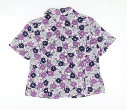 Womens UK Size 12 Eastex Multicoloured  Blouse
