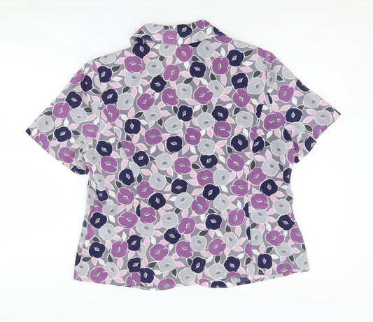 Womens UK Size 12 Eastex Multicoloured  Blouse