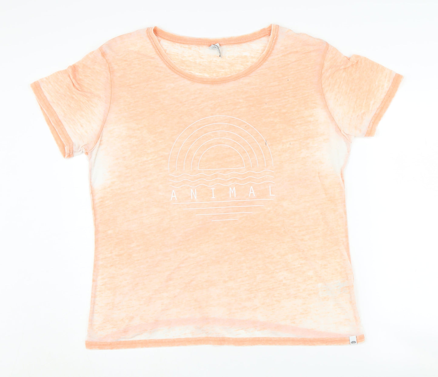 Animal Women's Orange T-Shirt Size 16