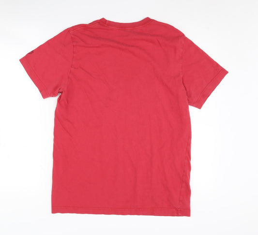 Nike Men's Red Graphic Slim Fit T-Shirt - Size L