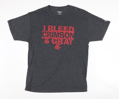 Mens UK Size L Champion Grey  T-Shirt