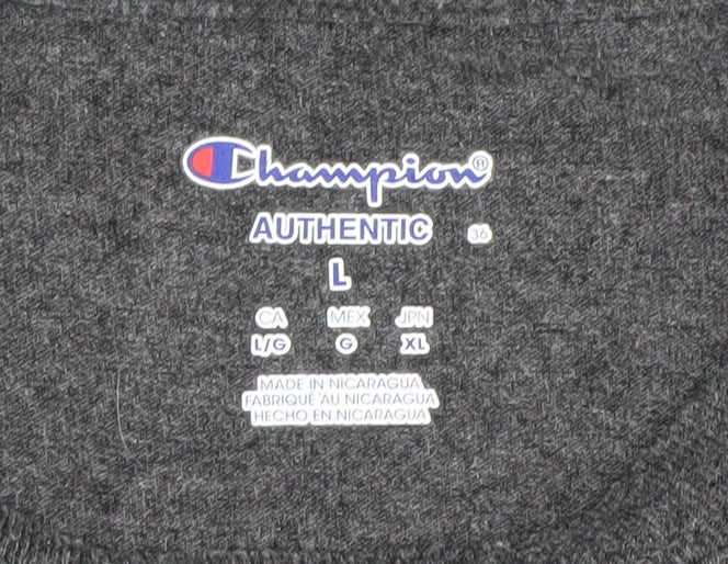 Mens UK Size L Champion Grey  T-Shirt