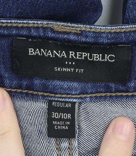 Banana Republic Women's Blue Skinny Jeans Size 10