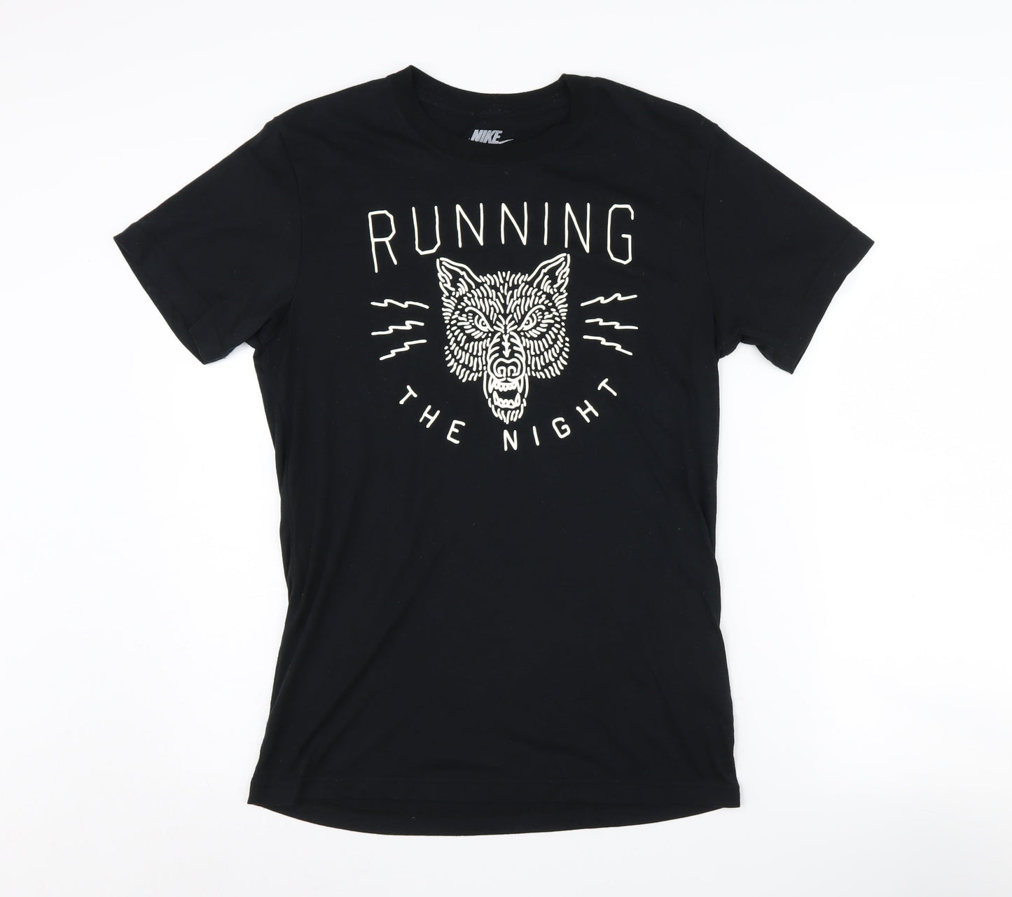 Nike Men's Black Slim Fit Sports T-Shirt M