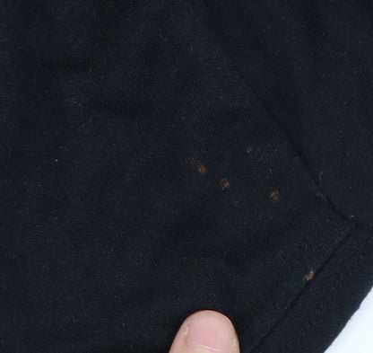 Nike Men's Black Slim Fit Sports T-Shirt M