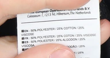 Nike Men's Black Slim Fit Sports T-Shirt M