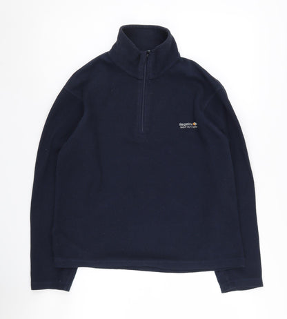 Mens UK Size XS Regatta Blue 1/4 Zip Sweatshirt