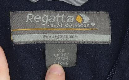 Mens UK Size XS Regatta Blue 1/4 Zip Sweatshirt