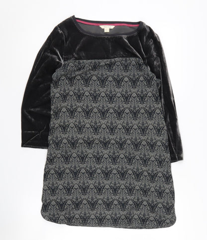 Womens UK Size 8 White Stuff Black Tunic Blouse