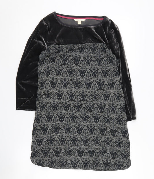 Womens UK Size 8 White Stuff Black Tunic Blouse