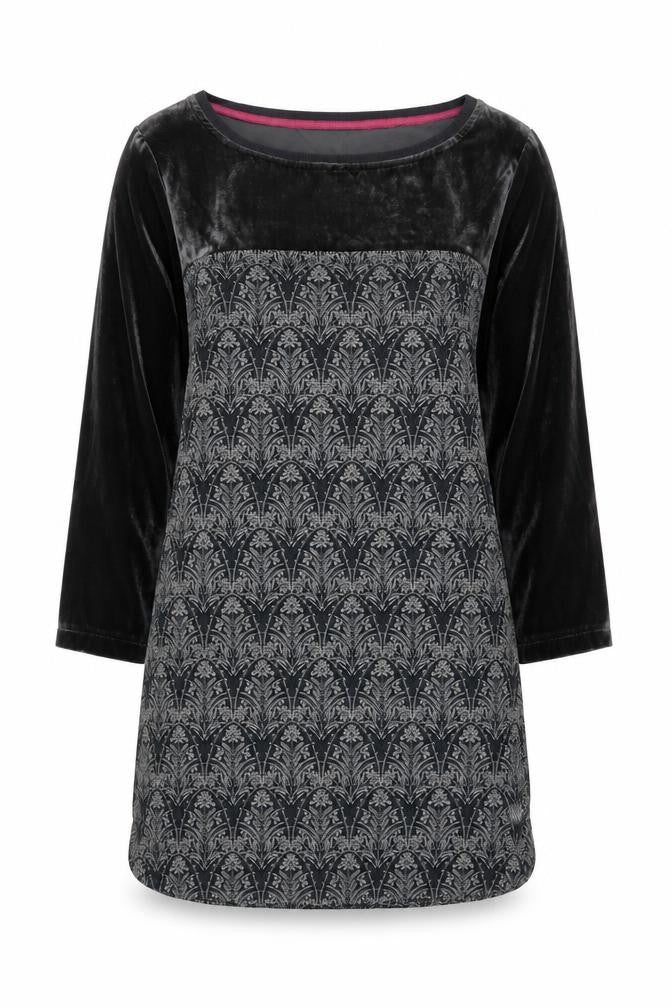 Womens UK Size 8 White Stuff Black Tunic Blouse
