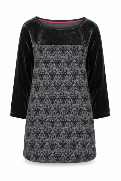 Womens UK Size 8 White Stuff Black Tunic Blouse