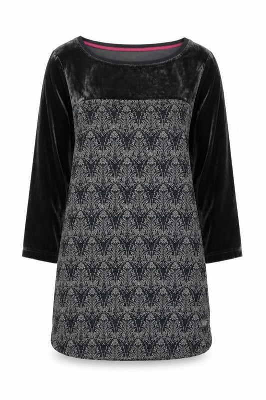 Womens UK Size 8 White Stuff Black Tunic Blouse