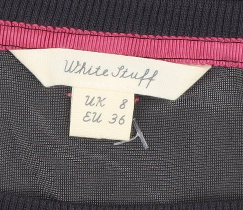 Womens UK Size 8 White Stuff Black Tunic Blouse