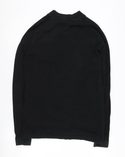 Mens UK Size S JACK & JONES Black Basic Jacket