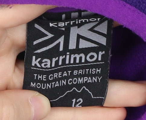 Karrimor Women's Purple Fleece Pullover, Size 12