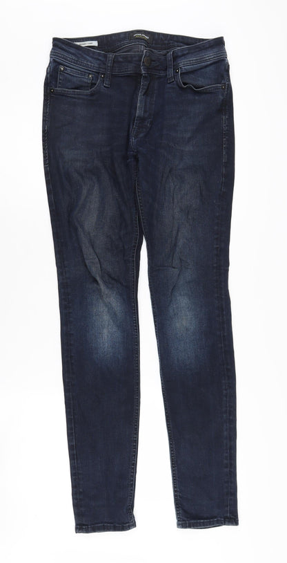 Jack & Jones Men's Blue Slim Skinny Jeans