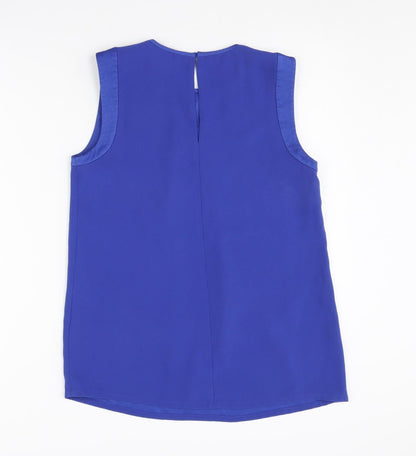 Womens UK Size 8 L.K. Bennett Blue Basic Blouse