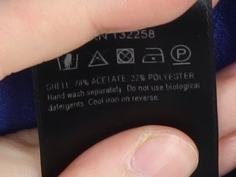 Womens UK Size 8 L.K. Bennett Blue Basic Blouse