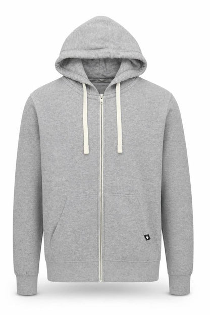 Mens UK Size S JACK & JONES Grey Full Zip Hoodie