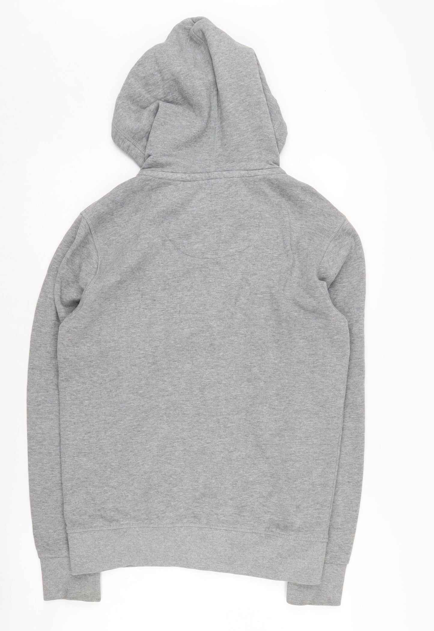Mens UK Size S JACK & JONES Grey Full Zip Hoodie