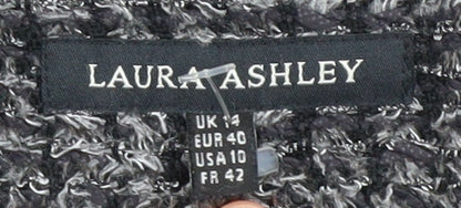Womens UK Size 14 Laura Ashley Regular Grey Blazer