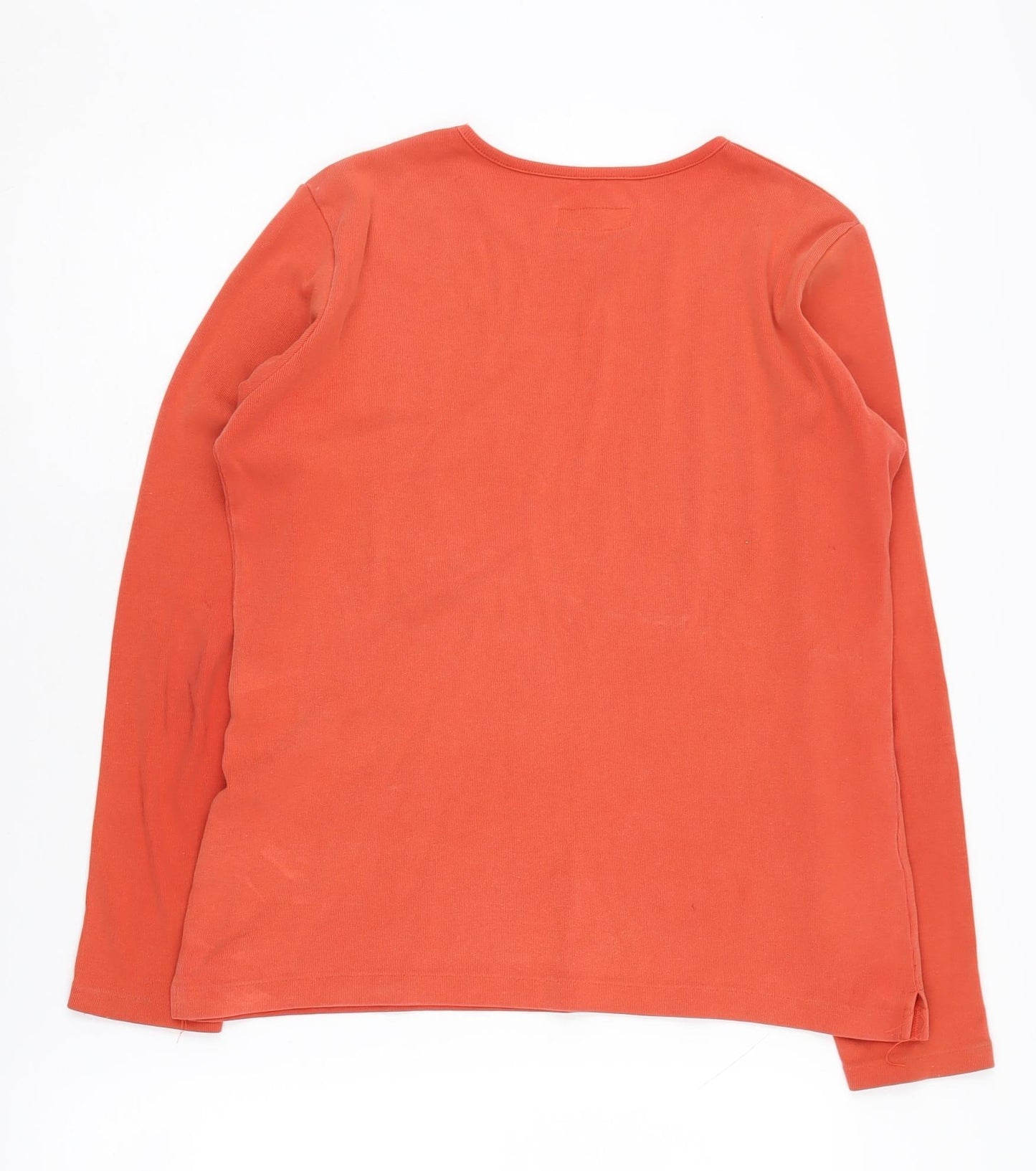 Womens UK Size 2 Jigsaw Orange  T-Shirt
