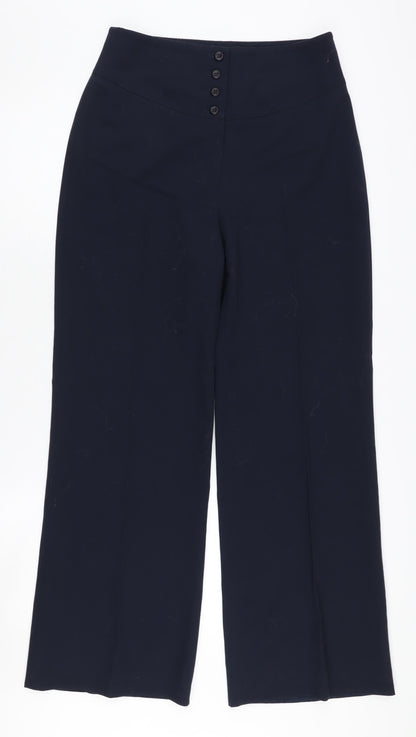 Laura Ashley Women's Black Trousers Size 10