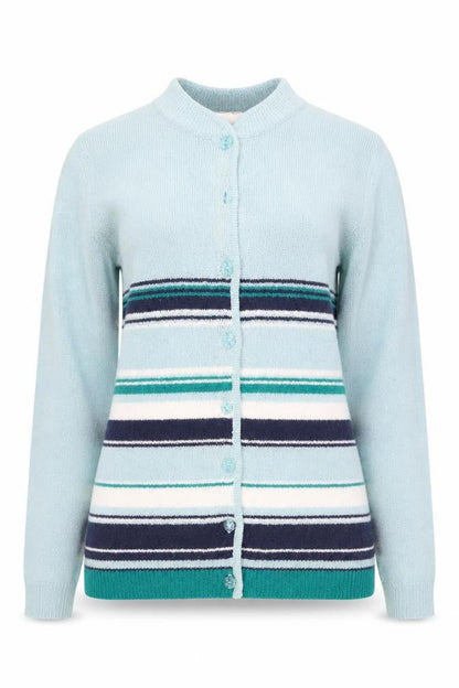 Womens UK Size M Honor Millburn Blue Cardigan Jumper