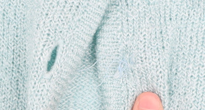 Womens UK Size M Honor Millburn Blue Cardigan Jumper
