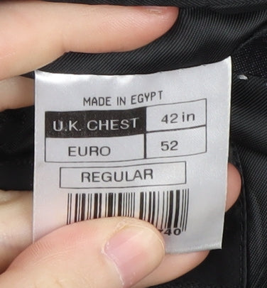 Mens UK Size 42 Jeff Banks Regular Blue Suit Jacket