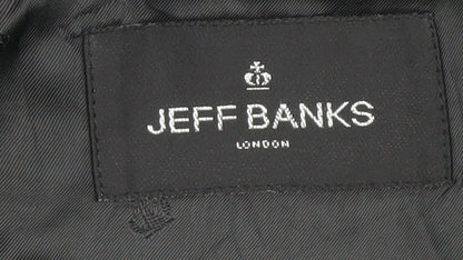 Mens UK Size 42 Jeff Banks Regular Blue Suit Jacket